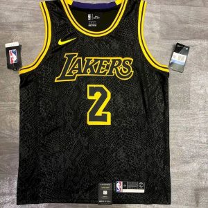 Camiseta de jugador LeBron James Black Mamba para hombre