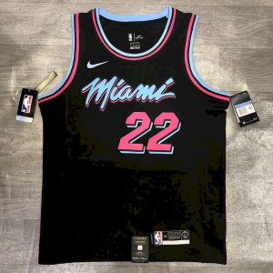 Camiseta de jugador negra de Jimmy Butler para hombre - Edición clásica retro
