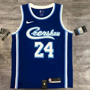 Camiseta de jugador azul de Kobe Bryant para hombre - Edición conjunta clásica retro