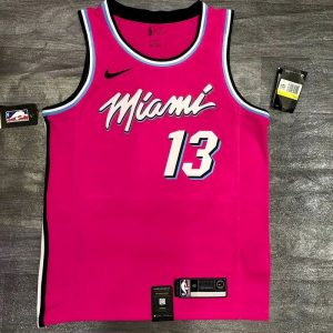 Camiseta rosa de jugador de Bam Adebayo para hombre - Edición clásica