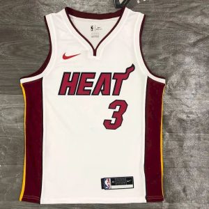 Camiseta de jugador Swingman de Dwyane Wade para hombre, edición Asociación, color blanco 2020-21
