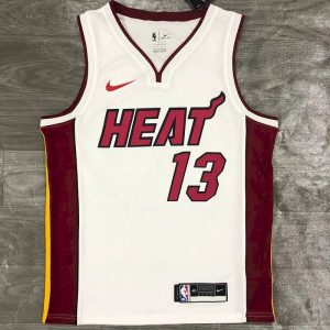 Camiseta de jugador Swingman Bam Adebayo blanca para hombre - Edición Asociación 2020-21