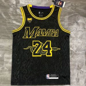 Camiseta de jugador Kobe Bryant Black Mamba Swingman para hombre
