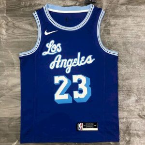 Camiseta de jugador LeBron James Royal Retro Classics Swingman para hombre - Edición clásica 2020-21
