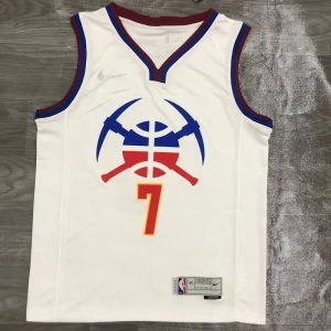 Camiseta Swingman de Facundo Campazzo para hombre, color blanco (Edición ganada) 2020-21