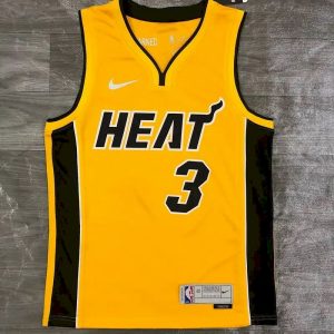 Camiseta de jugador Swingman dorado de Dwyane Wade para hombre (Edición ganada) 2020-21
