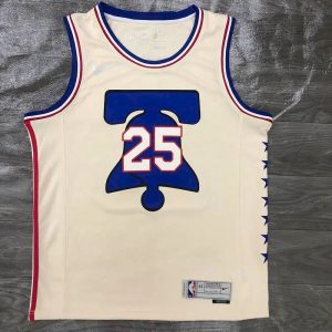 Camiseta de jugador Swingman color crema de Ben Simmons para hombre - Edición ganada 2020-21