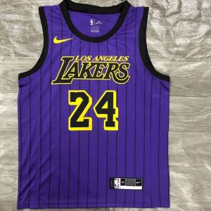 Camiseta de jugador Kobe Bryant Swingman morada para hombre - Edición City 2018-19