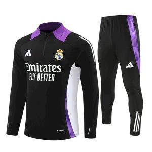 Sudadera y pantalón de adulto con media cremallera del Real Madrid 14001 2024/25