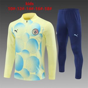 Sudadera y pantalón de media cremallera del Manchester City para niños 14001 2024/25
