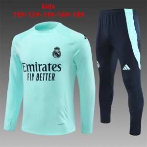 Sudadera y pantalón de media cremallera del Real Madrid para niños 14001 2024/25