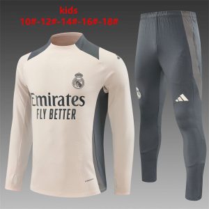 Sudadera y pantalón de media cremallera del Real Madrid para niños 14001 2024/25