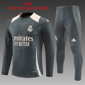 Sudadera y pantalón de media cremallera del Real Madrid para niños 14001 2024/25
