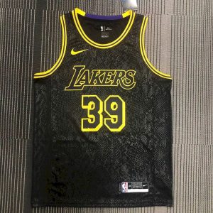 Camiseta Swingman negra del equipo Dwight Howard para hombre - Edición Clásica