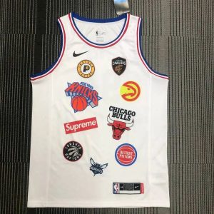 Camiseta Swingman blanca de marca compartida para hombre - Edición limitada