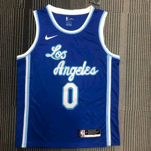 Camiseta de jugador azul Russell Westbrook 2021 para hombre - Edición Clásica