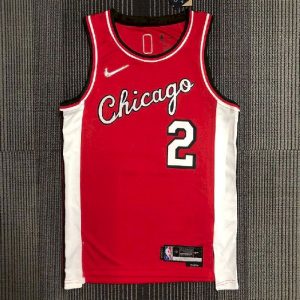 Camiseta roja del equipo Lonzo Ball para hombre - Edición City