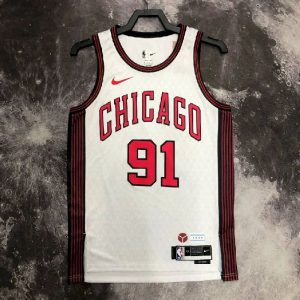 Camiseta blanca del equipo Dennis Rodman para hombre - Edición City