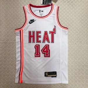 Camiseta retro blanca del equipo Tyler Herro para hombre