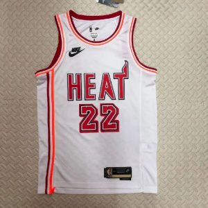 Camiseta retro blanca del equipo Jimmy Butler para hombre