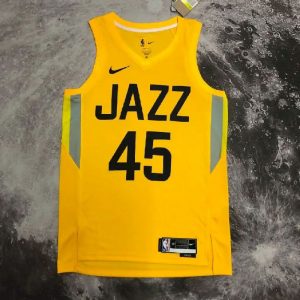Camiseta amarilla de visitante de Donovan Mitchell para hombre