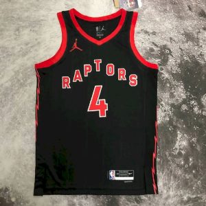 Camiseta negra del equipo Scottie Barnes para hombre - Edición Statement