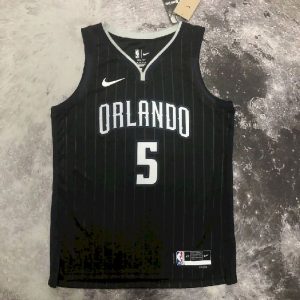 Camiseta negra del equipo Paolo Banchero para hombre - Edición City