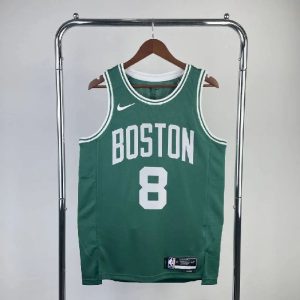 Camiseta verde del equipo Kristaps Porzingis para hombre