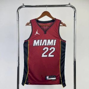 Camiseta roja del equipo Jimmy Butler para hombre - Edición Statement