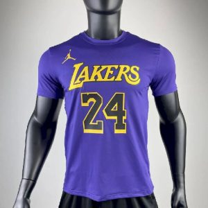 Camiseta morada del equipo Kobe Bryant para hombre