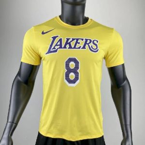 Camiseta amarilla del equipo Kobe Bryant para hombre