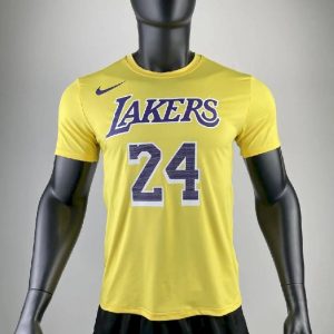 Camiseta amarilla del equipo Kobe Bryant para hombre