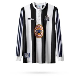 Camiseta retro de manga larga de local del Newcastle United 1995/97