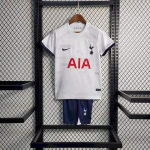 Kit local infantil del Tottenham Hotspur 2023/24