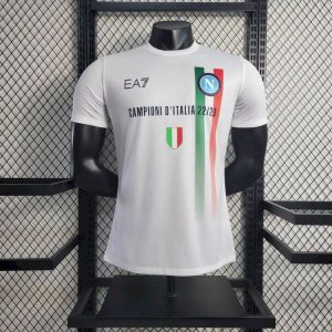 Camiseta Napoli Champion Edition Player Version Blanca 2023/24