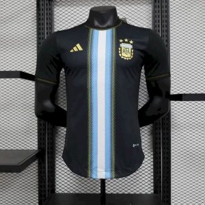 Camiseta de edición especial de Argentina, versión jugador, color negro 2023/24