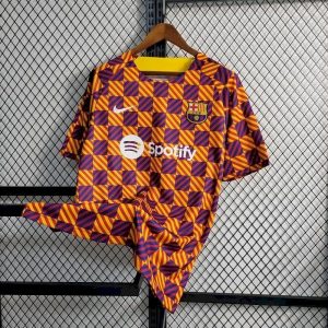 Camiseta de entrenamiento prepartido del Barcelona 2023/24