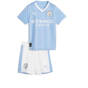 Kit local infantil del Manchester City 2023/24
