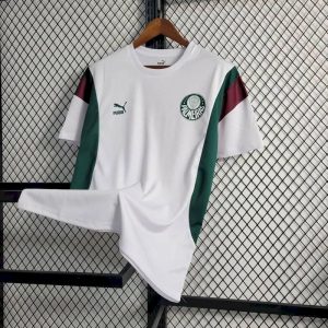 Camiseta de entrenamiento prepartido del Palmeiras blanca 2023/24