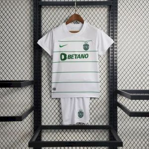 Kit de visitante para niños del Sporting CP 2023/24