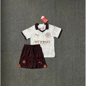 Kit local infantil del Manchester City 2023/24