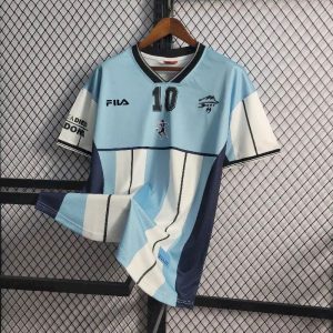 Camiseta retro conmemorativa del retiro de Maradona de Argentina 2010