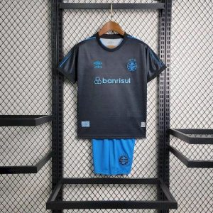 Kit infantil de tercera equipación del Grêmio 2023/24