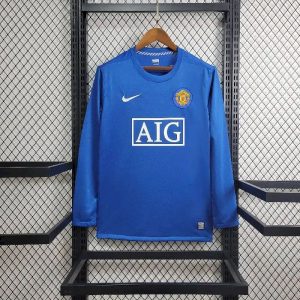 Camiseta retro de manga larga de la tercera equipación del Manchester United 2008/09
