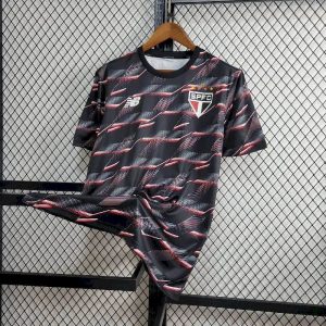Camiseta de entrenamiento prepartido del Sao Paulo 2024/25