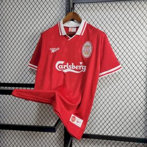 Camiseta retro local del Liverpool 1996/97