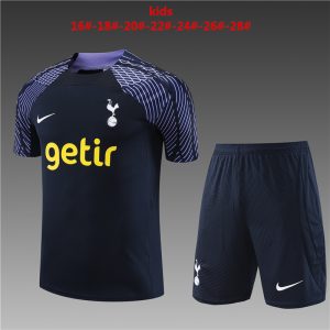 Camiseta de entrenamiento para niños del Tottenham Hotspur + pantalón corto 14001 2024/25