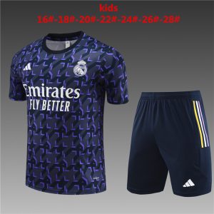 Camiseta de entrenamiento del Real Madrid para niños + pantalón corto 14001 2023/24