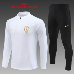 Suéter y pantalón Corinthians con media cremallera para niños 14001 2023/24