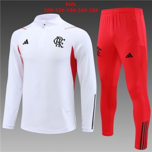 Suéter y pantalón Flamengo con media cremallera para niños 14001 2023/24